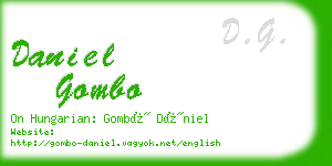 daniel gombo business card